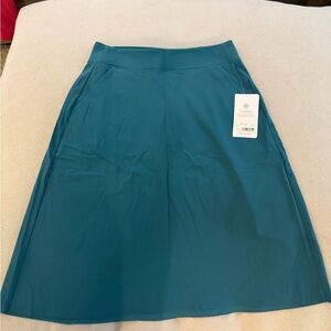 Athleta Teal A-Line Skirt